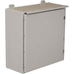 Wiegmann - NEMA 3R Fiberglass Standard Enclosure with Continuous Hinge Cover - Eagle Tool & Supply