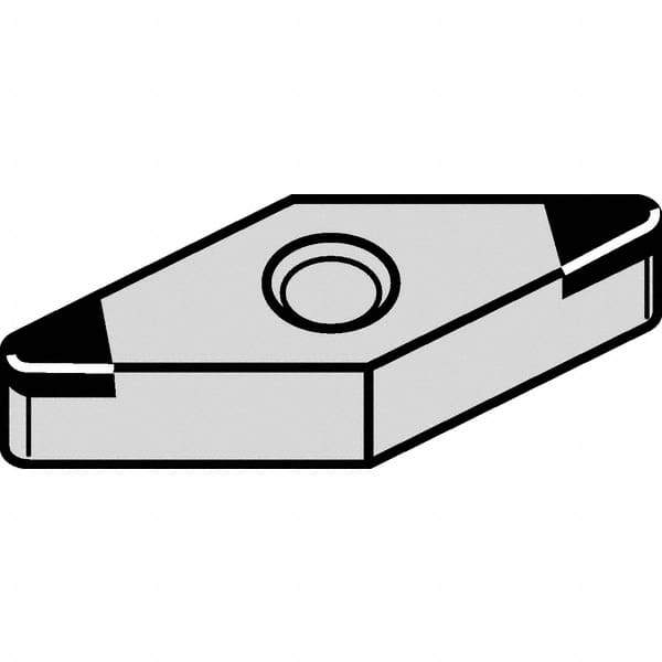 Kennametal - VNGA332 MT Grade KBH20 PCBN Turning Insert - Nano-Composite Finish, 35° Diamond, 3/8" Inscr Circle, 3/16" Thick, 1/32" Corner Radius - Eagle Tool & Supply