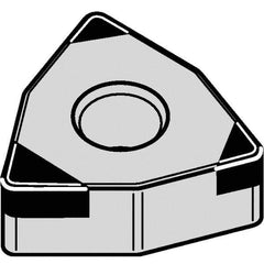 Kennametal - WNGA432 S0425 Grade KB1610 PCBN Turning Insert - 80° Trigon, 1/2" Inscr Circle, 3/16" Thick, 1/32" Corner Radius - Eagle Tool & Supply