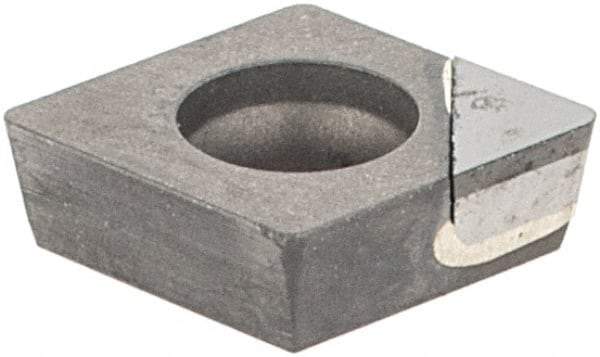 Kennametal - CPGW21.51 F Grade KD1425 Polycrystalline Diamond (PCD) Turning Insert - 80° Diamond, 1/4" Inscr Circle, 3/32" Thick, 1/64" Corner Radius - Eagle Tool & Supply