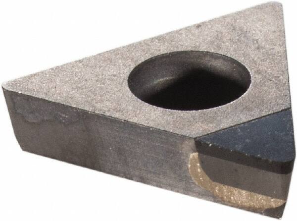 Kennametal - TPGW21.51 F Grade KD1425 Polycrystalline Diamond (PCD) Turning Insert - 60° Triangle, 1/4" Inscr Circle, 3/32" Thick, 1/64" Corner Radius - Eagle Tool & Supply