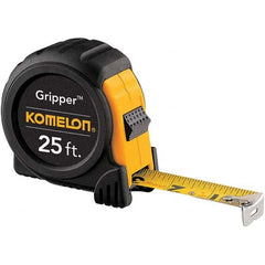 Komelon - 25' x 1" Yellow Blade Tape Measure - Eagle Tool & Supply