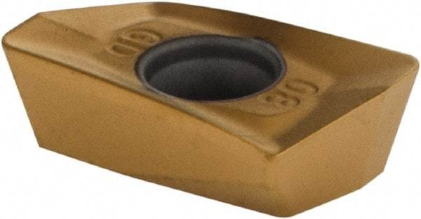 Kennametal - EP1008 GD Grade KC725M Carbide Milling Insert - TiN/TiCN/TiN Finish, 0.148" Thick, 0.8mm Corner Radius - Eagle Tool & Supply