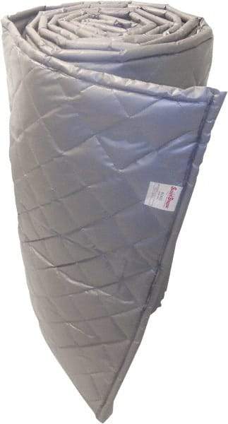 Singer Safety - 50' Long x 48" Wide, Fiberglass Roll - ASTM E-84 Specification, Metallic Gray - Eagle Tool & Supply