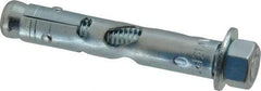 Powers Fasteners - 1/2" Diam, 1/2" Drill, 3" OAL, 1-1/4" Min Embedment Sleeve Concrete Anchor - 1018 Steel, Hex Nut Head, Hex Drive - Eagle Tool & Supply