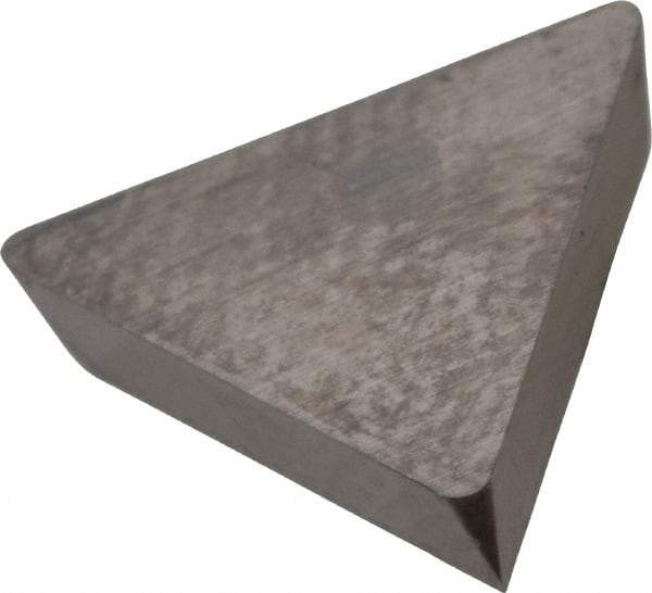Kyocera - TPG1.81.51 Grade TN60 Cermet Turning Insert - TiCN/NbC Finish, 60° Triangle, 7/32" Inscr Circle, 3/32" Thick, 1/64" Corner Radius - Eagle Tool & Supply