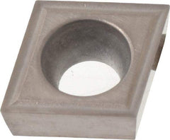 Kyocera - CCGT32.50.5 Grade TN60 Cermet Turning Insert - TiCN/NbC Finish, 80° Diamond, 3/8" Inscr Circle, 5/32" Thick, 0.0079" Corner Radius - Eagle Tool & Supply