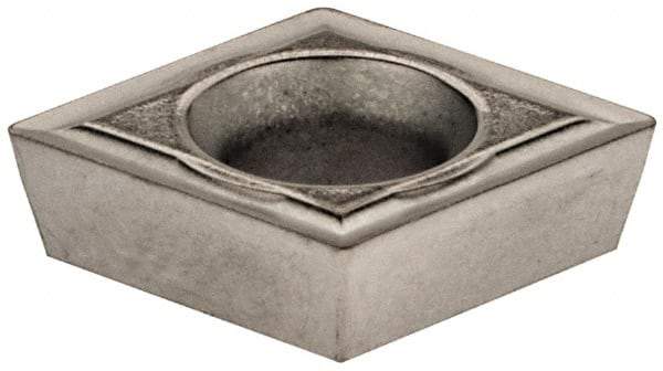 Kyocera - CPMH321 Grade TN60 Cermet Turning Insert - TiCN/NbC Finish, 80° Diamond, 3/8" Inscr Circle, 1/8" Thick, 1/64" Corner Radius - Eagle Tool & Supply