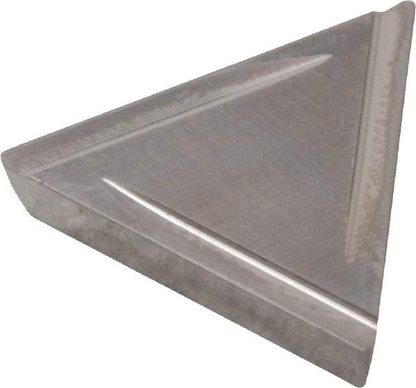Kyocera - TPGR321 B Grade TN60 Cermet Turning Insert - TiCN/NbC Finish, 60° Triangle, 3/8" Inscr Circle, 1/8" Thick, 1/64" Corner Radius - Eagle Tool & Supply