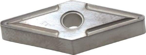 Kyocera - VNMG332 Grade TN60 Cermet Turning Insert - TiCN/NbC Finish, 35° Diamond, 3/8" Inscr Circle, 3/16" Thick, 1/32" Corner Radius - Eagle Tool & Supply