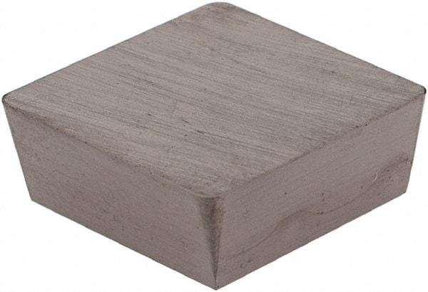 Kyocera - SPG432 Grade TN100M Cermet Turning Insert - TiCN/NbC Finish, 90° Square, 1/2" Inscr Circle, 3/16" Thick, 1/32" Corner Radius - Eagle Tool & Supply