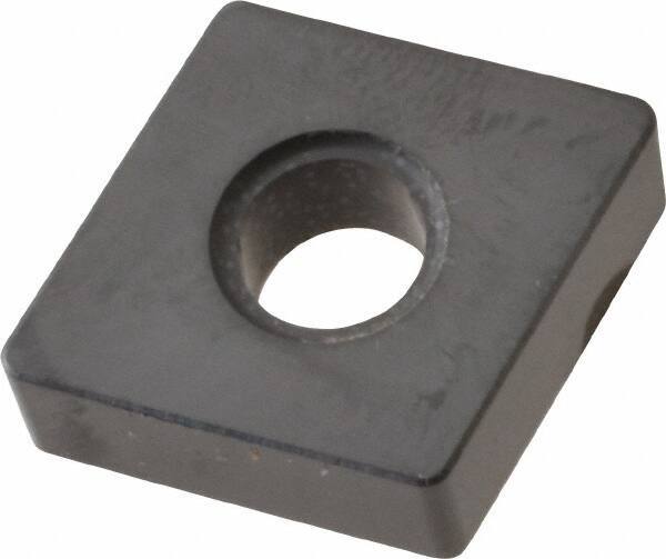 Kyocera - CNGA432 T00825 Grade A65 Ceramic Turning Insert - Al2O3/TiC Finish, 80° Diamond, 1/2" Inscr Circle, 3/16" Thick, 1/32" Corner Radius - Eagle Tool & Supply