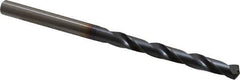 OSG - #1 130° Powdered Metal Jobber Drill - V Finish, Right Hand Cut, Spiral Flute, Straight Shank, 101mm OAL, Standard Point - Eagle Tool & Supply