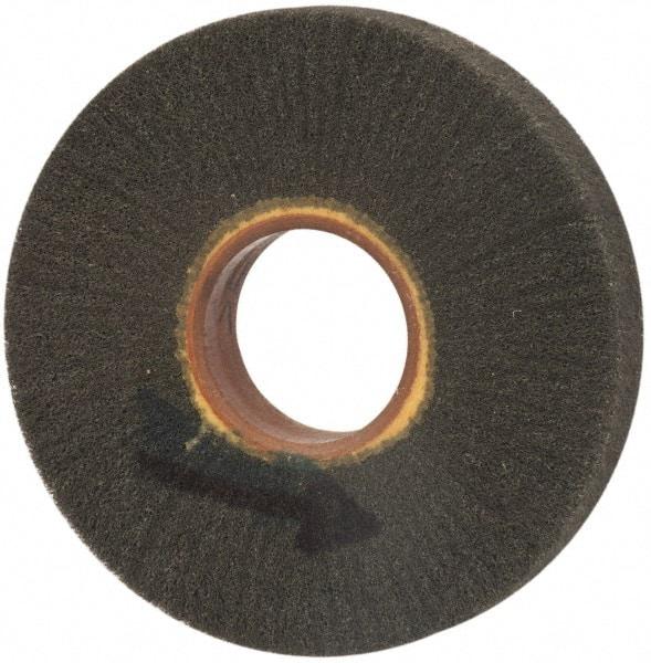 Brite Star - 6" Diam 220 Grit Silicon Carbide Unmounted Flap Wheel - 2" Hole, 1" Wide, Density 7, Coated, Grade Very Fine, 3,400 Max RPM - Eagle Tool & Supply