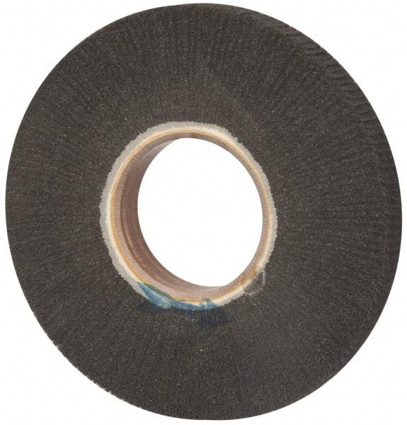 Brite Star - 8" Diam 220 Grit Silicon Carbide Unmounted Flap Wheel - 3" Hole, 1" Wide, Density 7, Coated, Grade Very Fine, 3,200 Max RPM - Eagle Tool & Supply