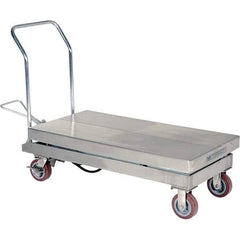 Vestil - 2,000 Lb Capacity Hydraulic Scissor Lift - 15" to 39" Lift Height, 47" Platform Length x 24" Platform Width - Eagle Tool & Supply