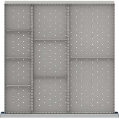 LISTA - 9-Compartment Drawer Divider Layout for 3.15" High Drawers - Eagle Tool & Supply