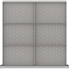LISTA - 6-Compartment Drawer Divider Layout for 3.15" High Drawers - Eagle Tool & Supply
