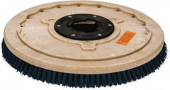 PRO-SOURCE - 20" Diam Scrubbing Brush - 20" Machine, 1-1/2" Trim Length, Blue Pad, Silicone Carbide & Nylon - Eagle Tool & Supply