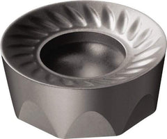 Sandvik Coromant - RCKT1906 PM Grade 1130 Carbide Milling Insert - AlTiCrN Finish, 6.35mm Thick, 19.05mm Inscribed Circle, 9.53mm Corner Radius - Eagle Tool & Supply
