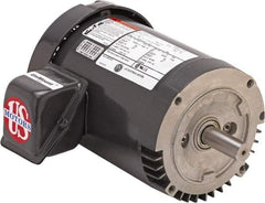 US Motors - 10 hp, TEFC Enclosure, No Thermal Protection, 1,755 RPM, 208-230/460 Volt, 60 Hz, Three Phase Premium Efficient Motor - Size 215 Frame, C-Face Mount, 1 Speed, Double Shielded Ball Bearings, 26.6-23.8/11.9 Full Load Amps, F Class Insulation - Eagle Tool & Supply