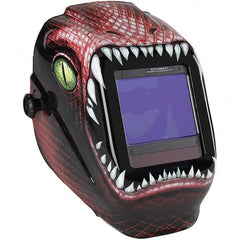 Jackson Safety - 3-1/4 Inch Wide x 4 Inch High Window, Shade 5 to 13, Auto Darkening Lens, Fixed Front Welding Helmet - Eagle Tool & Supply