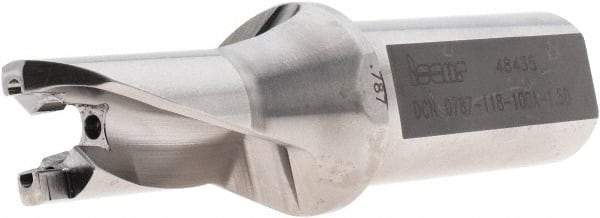 Iscar - 0.787" to 0.823" Diam, 1.5xD, 1.18" Max Depth, 1" Shank Diam, 4.63" OAL, Replaceable-Tip Drill - FCP, ICK, ICK-2M, ICM, ICN, ICP, iCP-2M Insert, 20 Seat Size, 77668812 Toolholder, Series SumoCham - Eagle Tool & Supply