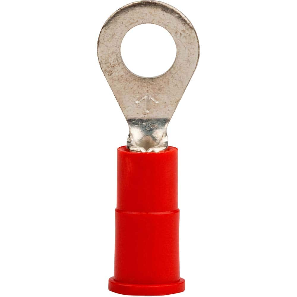 3M - 22-18 AWG Partially Insulated Crimp Connection Circular Ring Terminal - Eagle Tool & Supply