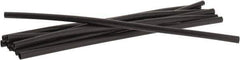 3M - 6" Long, 2:1, Polyolefin Heat Shrink Electrical Tubing - Black - Eagle Tool & Supply