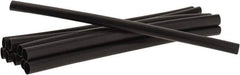 3M - 6" Long, 2:1, Polyolefin Heat Shrink Electrical Tubing - Black - Eagle Tool & Supply