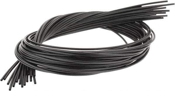 3M - 48" Long, 2.5:1, Polyolefin Heat Shrink Electrical Tubing - Black - Eagle Tool & Supply