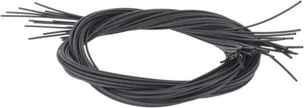 3M - 48" Long, 2:1, Polyolefin Heat Shrink Electrical Tubing - Black - Eagle Tool & Supply