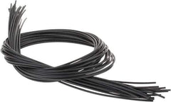 3M - 48" Long, 2:1, Polyolefin Heat Shrink Electrical Tubing - Black - Eagle Tool & Supply