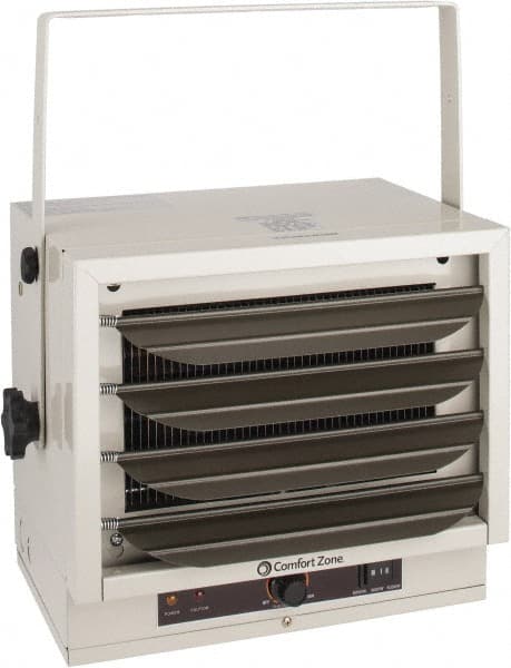 Comfort Zone - Electric Suspended Heaters Type: Wall/Ceiling Maximum BTU Rating: 17065 - Eagle Tool & Supply