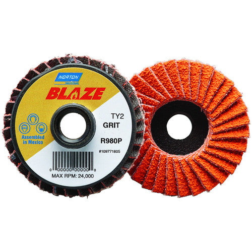 2″ 80 Grit Type TS Blaze Mini Flap Disc - Eagle Tool & Supply