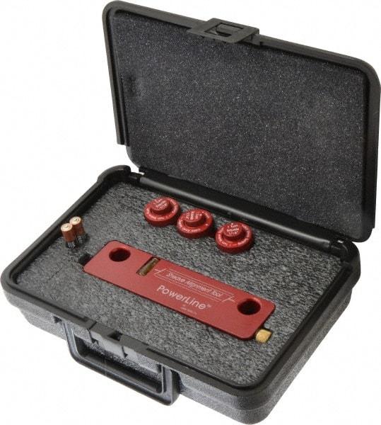 Laser Tools Co. - Red Beam Sheave Alignment System - Includes (3) Adjustable Targets, Hard Shell Carrying Case, PowerLine Pulley Alignment Tool with Laser Beam Accuracy - Eagle Tool & Supply