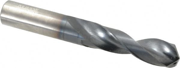 Accupro - 14mm 140° Spiral Flute Solid Carbide Screw Machine Drill Bit - Eagle Tool & Supply