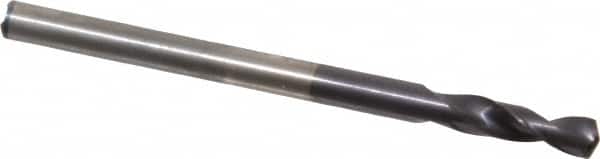 Accupro - 4mm 140° Spiral Flute Solid Carbide Screw Machine Drill Bit - Eagle Tool & Supply