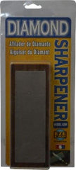Eze Lap - 6" Long x 2" Wide Diam ond Sharpening Stone - Flat, 400 Grit, Medium Grade - Eagle Tool & Supply