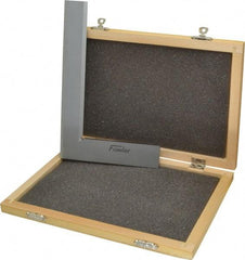 Fowler - 8-1/2" Blade Length, 5-1/8" Base Length Tool Steel Square - 0.0002" Accuracy, Beveled Edge - Eagle Tool & Supply