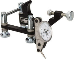 Fowler - 0.0005" Graduation, 0.06" Max Meas, 0-15-0 Dial Reading, Indicator & Base Kit - 1-1/2" Dial Diam - Eagle Tool & Supply