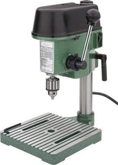 Enco - 4-5/16" Swing, Step Pulley Drill Press - 3 Speed, Single Phase - Eagle Tool & Supply