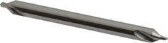 Made in USA - #1 Plain Cut 60° Incl Angle Solid Carbide Combo Drill & Countersink - Eagle Tool & Supply