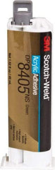 3M - 45 mL Cartridge Two Part Acrylic Adhesive - 5 min Working Time, Series DP8405NS - Eagle Tool & Supply