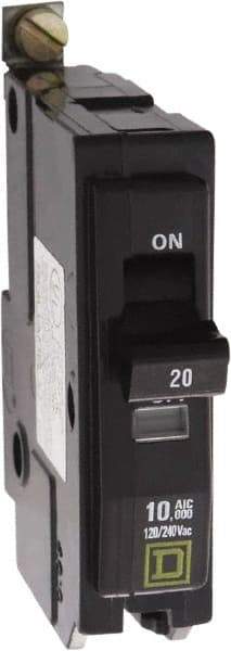 Square D - 50 Amp, 240 VAC, 1 Pole, Bolt On Miniature Circuit Breaker - 8-2 AWG - Eagle Tool & Supply