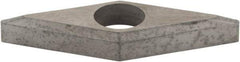 Hertel - 3/8" Inscribed Circle, Diamond (Shape) External Turning Shim for Indexables - 1/8" Thick, SKVN Shim Style, Negative Rake, Neutral Cut - Eagle Tool & Supply