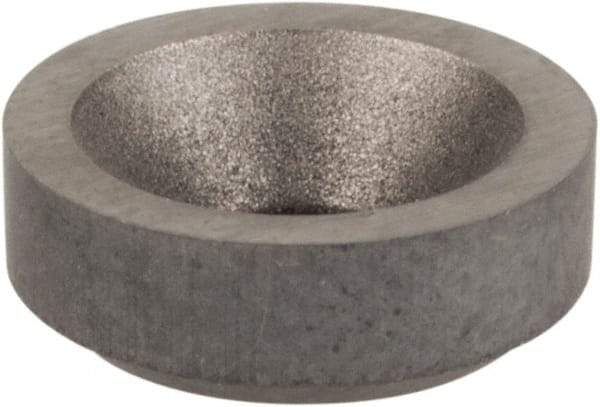 Hertel - 3/8" Inscribed Circle, Round External Turning Shim for Indexables - 1/8" Thick, SM Shim Style, Negative Rake, Neutral Cut - Eagle Tool & Supply