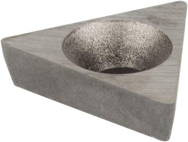 Hertel - 3/8" Inscribed Circle, Round External Turning Shim for Indexables - 1/8" Thick, SM Shim Style, Negative Rake, Neutral Cut - Eagle Tool & Supply