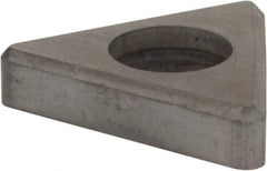 Hertel - 5/8" Inscribed Circle, Triangle External Turning Shim for Indexables - 3/16" Thick, ITSN Shim Style, Negative Rake, Neutral Cut - Eagle Tool & Supply