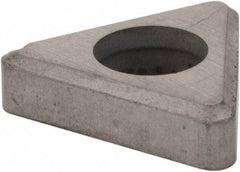 Hertel - 3/8" Inscribed Circle, Triangle External Turning Shim for Indexables - 1/8" Thick, ITSN Shim Style, Negative Rake, Neutral Cut - Eagle Tool & Supply